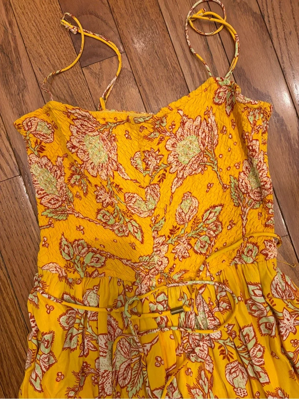 Free People XS Little of your Live Wide-Leg Jumpsuit